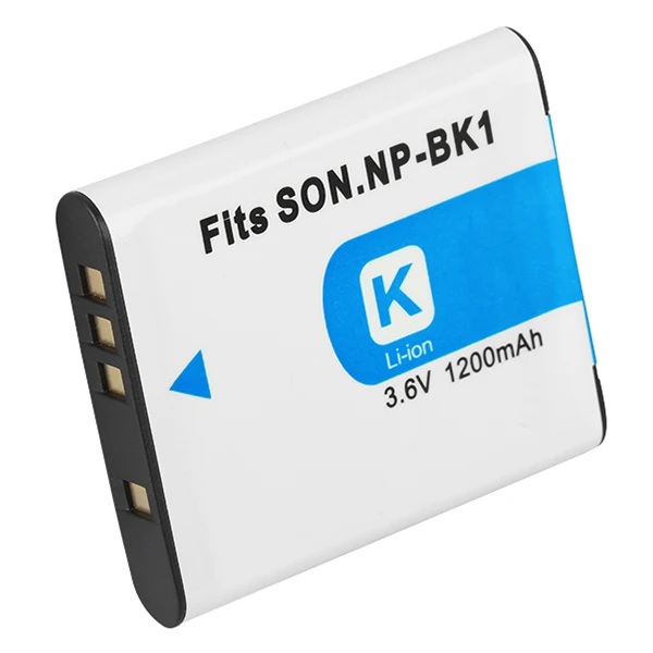 Батарея(X2) и ЖК USB зарядное устройство для sony NP-BK1, NPBK1 и Cybershot DSC-W180, DSC-W190, DSC-W370, DSC-S750, DSC-S780, DSC-S950