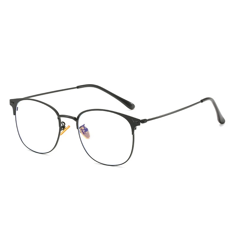 Classic ultra light TR90 square new blue glasses unisex computer glasses casual retro fashion wild flat blue light glasses