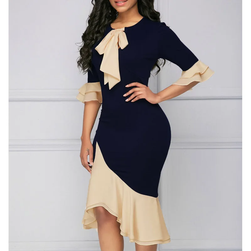 2018 Новое поступление однотонное бежевое лоскутное весеннее повседневное