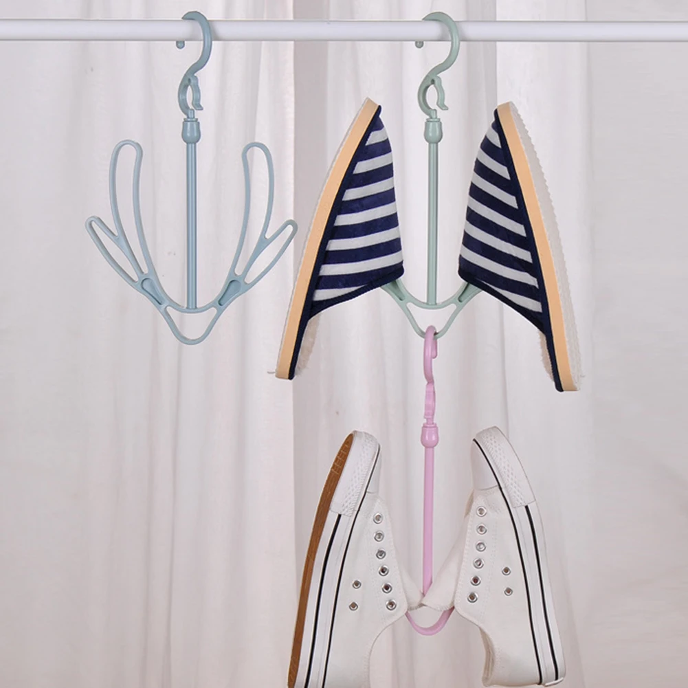 

Clothes Hangers Multi-Function Shoes Drying Rack Shoes Hanging Storage Baby Shelf Shoe Stand Hanger Wardrobe Organizer Racks