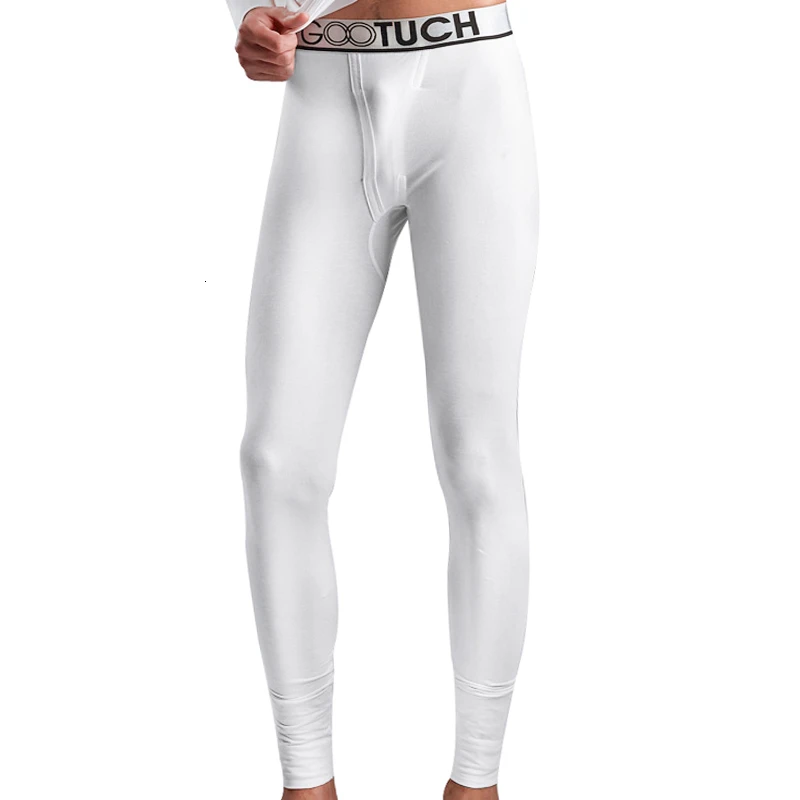 Winter Men Long Johns Pants Mens 