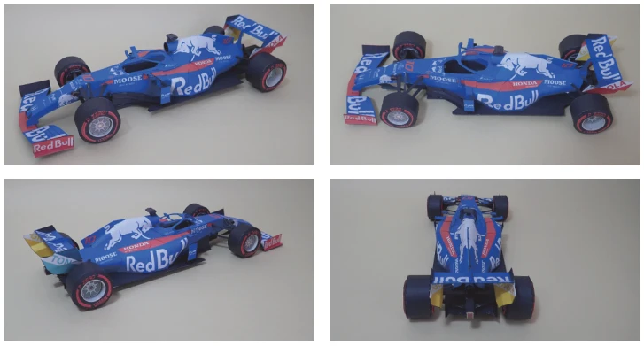 De la maquette en papier au Team Red Bull F1 - Motorlegend