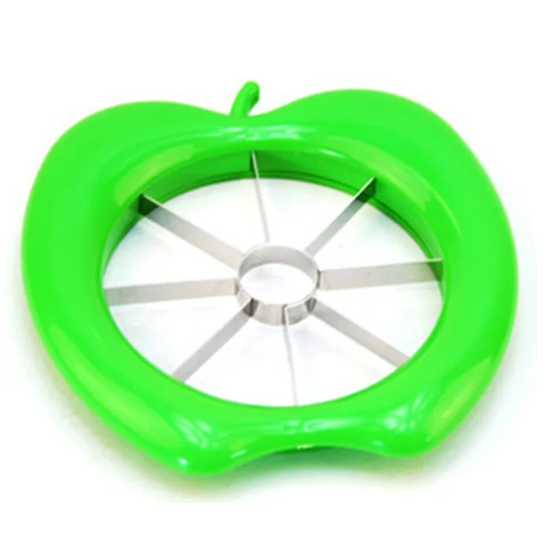 Удобный резак для яблок фруктов нарезание нарезки овощечистка машина для нарезки овощей кухонный гаджет - Цвет: Зеленый