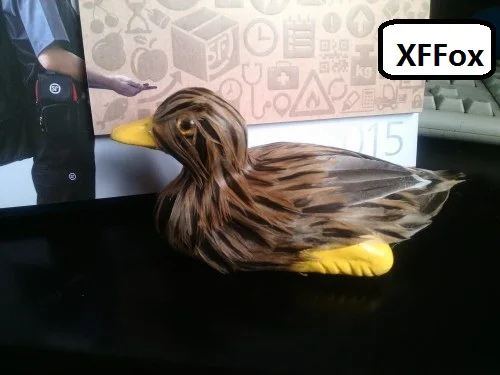 small simulation duck model foam&ampfurs real life cute bird gift about 15x7cm xf2200 | Дом и сад