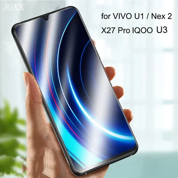 Перейти на Алиэкспресс и купить JGKK для VIVO IQOO U1 Nex 2 X27 Pro матовое закаленное стекло для VIVO IQOO U1 U3X Nex2 X27Pro U10 Y50 матовая защитная пленка для экрана