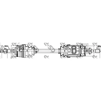 

Drive Assembly Nissan Primera (p11) GSP art. 241002