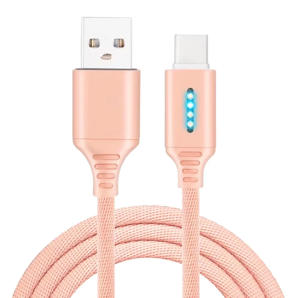 Автоматическое отключение usb type C кабель QC3.0 Быстрая зарядка кабель для передачи данных для huawei Xiaomi samsung S10 9 автоматическое отключение зарядного устройства USB Cabl# y4