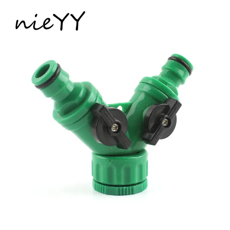 

1/2" 3/4" Y Type Quick Connector 3 Way Ball Valve Tap Faucet Adapter Water Gun Drip Tape Pipe Joints Garden Irrigation Fittings