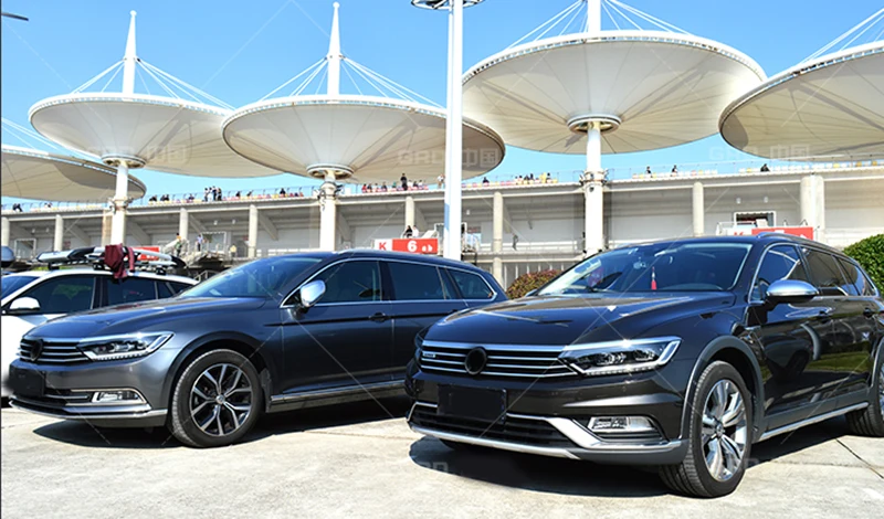 Для Volkswagen Passat B8 Variant черные боковые зеркала крышки 2016 2017 2018 2019 Arteon|Зеркала и