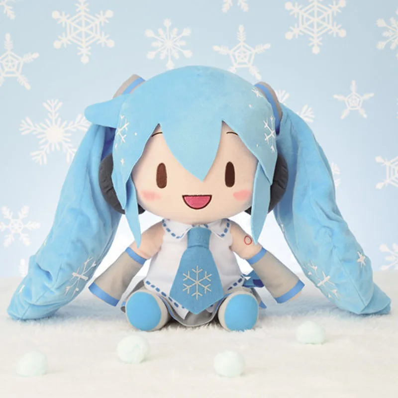 Snow Miku Plush Toy Doll Large Plushie Anime Cosplay Figure Christmas Gift 32cm pretty woman costume