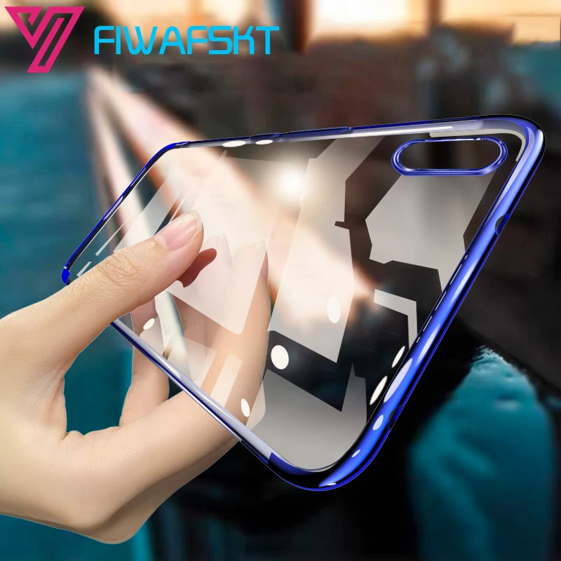 Чехол для Honor 8A Prime 8S 8C 8X 8 Lite Модный мягкий прозрачный силиконовый чехол с
