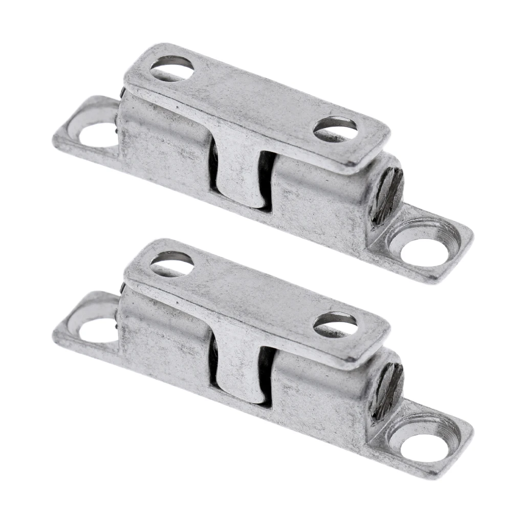 2 Pieces Cupboard Drawer Closet Double Ball Tension Catch 42mm Door Latch Hardware