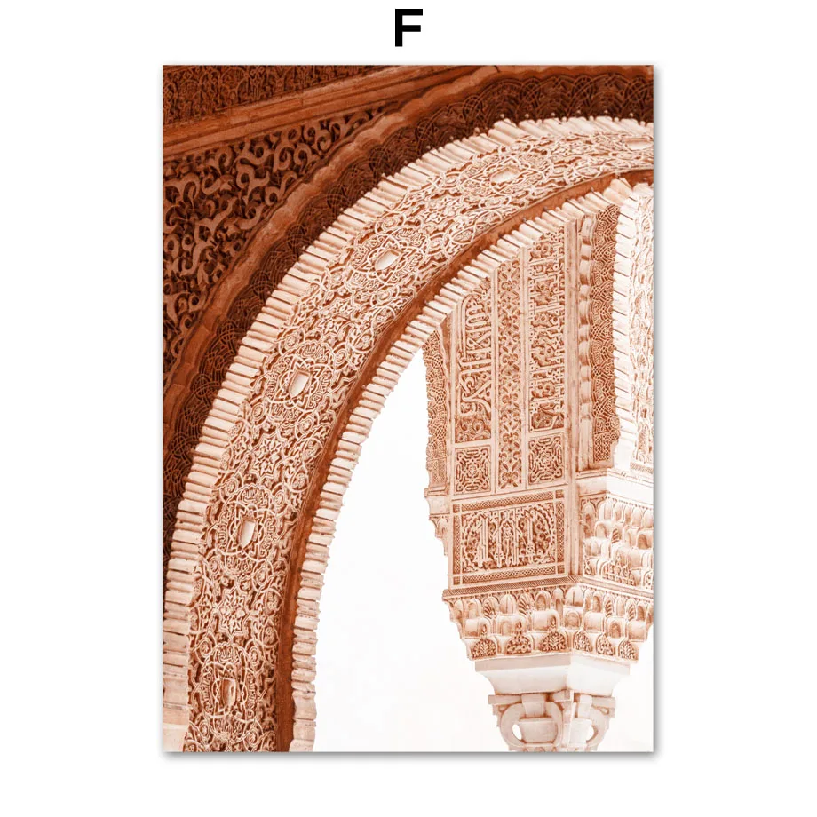 Wall-Art-Canvas-Painting-Moroccan-East-Gate-Arabic-Style-Nordic-Posters-And-Prints-Wall-Pictures-For (8)