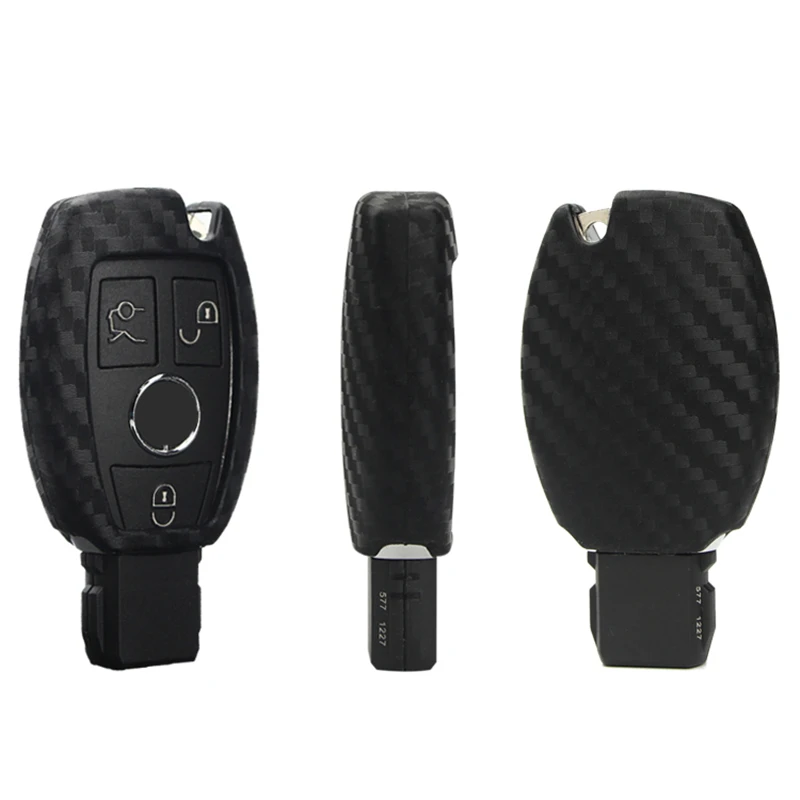 TT05-only case Чехол из углеродного волокна для ключей Mercedes Benz CLS CLA GL R SLK AMG A B C E S R G Class GLK GLA W204 W251 W463 W176 - Название цвета: TT05-only case