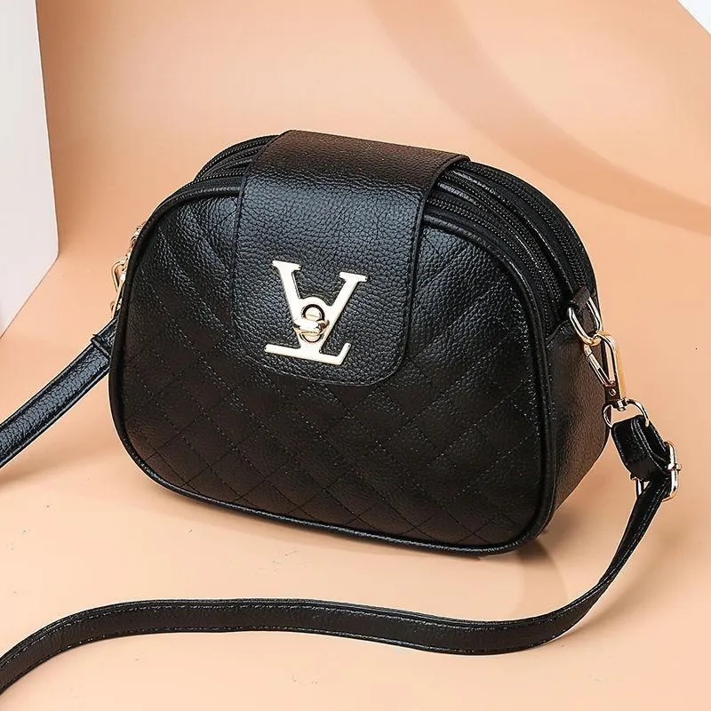  Summer Small Shoulder Girl Messenger Bag Female Three Layers Circle Luxury Handbags Crossbody Bags  - 4000160098009