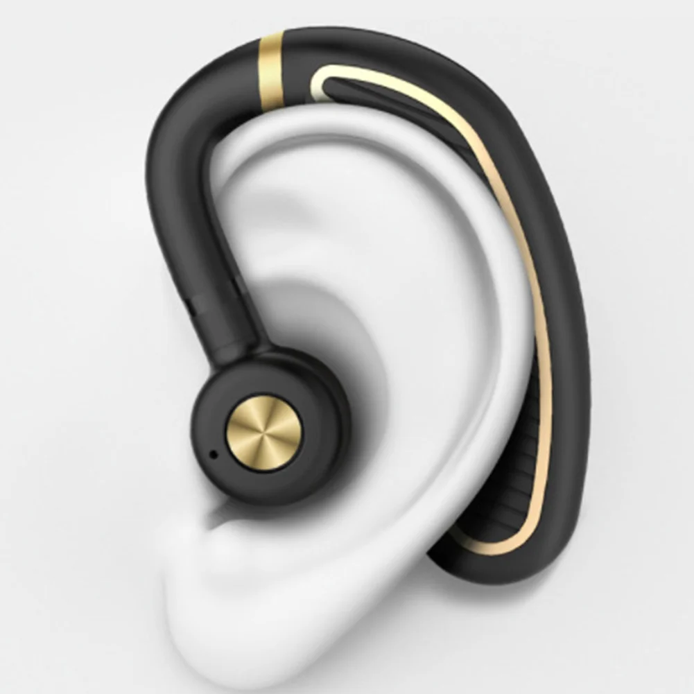 Earphone Bluetooth Earphone Single Driver Sports Handsfree Ear Hook Portable Business Lightweight HD