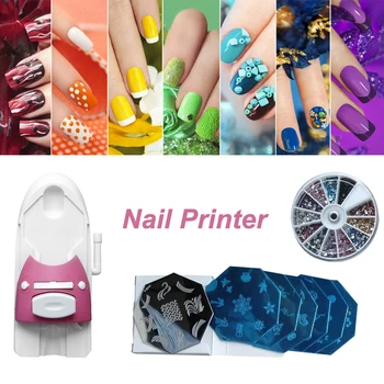 

Nail Art Printer Pattern Printed On Nail Manicure Stamping Machine Tool Set Automatic Printing Nail Art Equipment