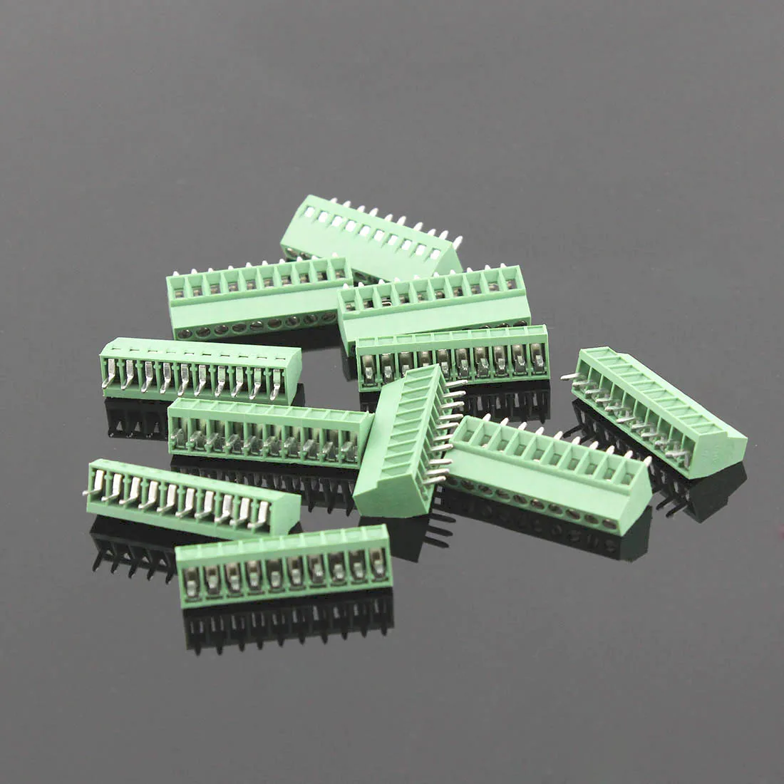 1 шт. 10 полюсов/10 Pin 2,54 мм 0,1 ''PCB Универсальный винтовой клеммный блок разъем