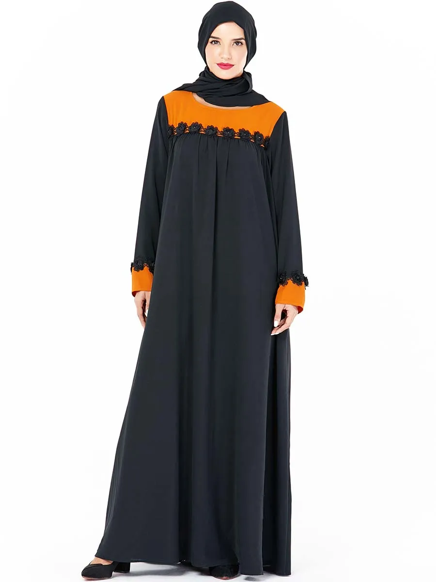 BNSQ abaya Дубайский Мусульманский платье хиджаб абайя для женщин марокканский кафтан турецкие платья молитва Исламская одежда халат Femme Om
