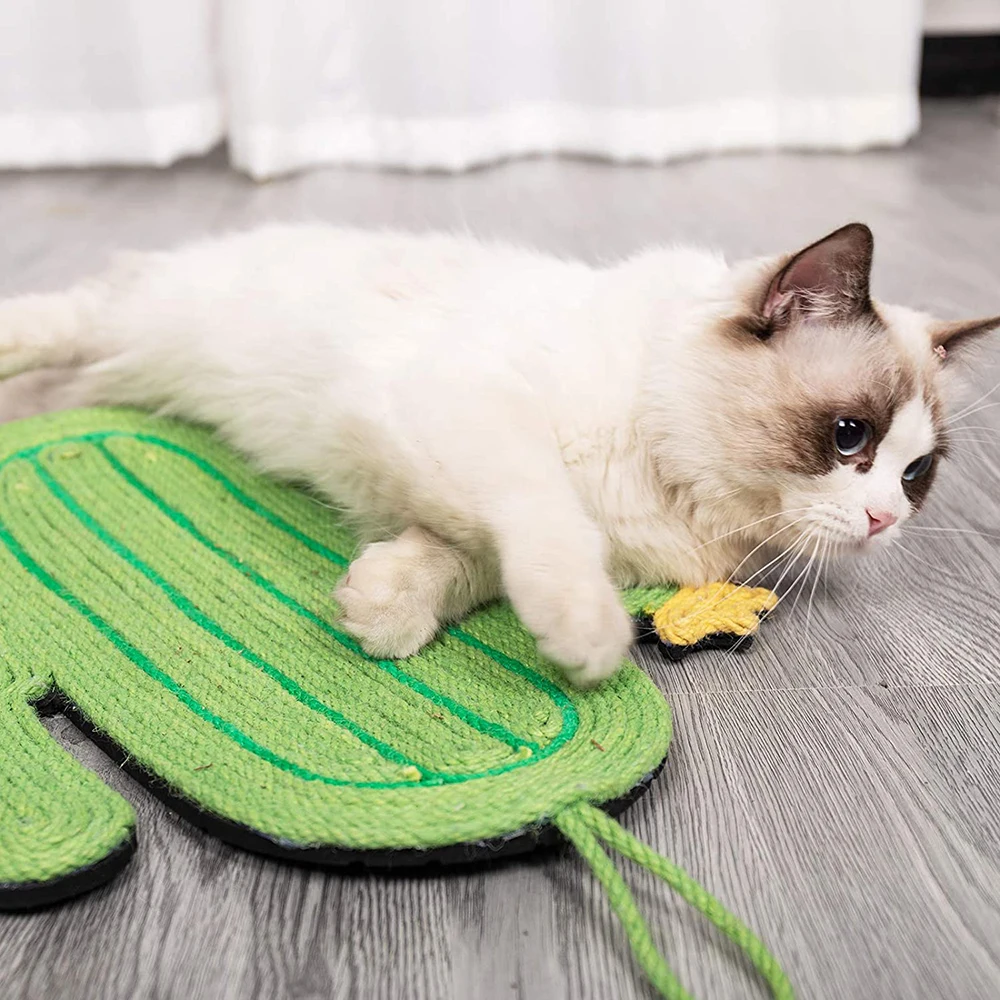Title 2, Cat Scratching Board Cat Scratcher Toy Sisal Ro...