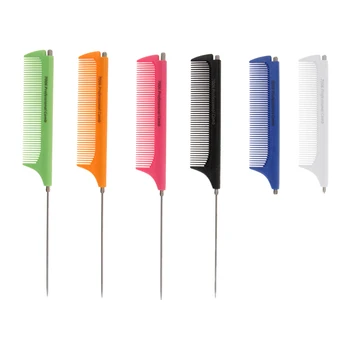 

Salon Metal Pin Tail Tip Hairstyling Hairdressing Pick Pointed Hair Comb