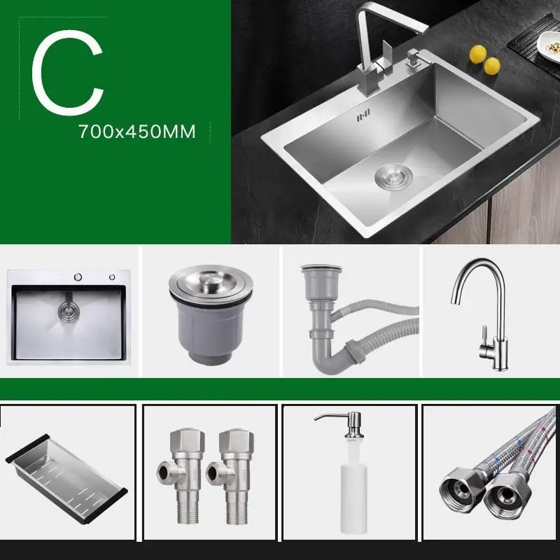 Куба Para Lavandino Waschbecken Inoxidable Lavello Spoelbak Кухня умывальник Fregadero De Cocina Pia Cozinha Dishwash раковина - Цвет: Number 17