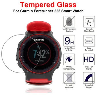 

3Pcs/Lot 2.5D 9H HD Tempered Glass Film For Garmin Forerunner 225 SmartWatch Screen Protector Scratch-Resistant Protective Film