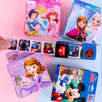 

5 styles Disney 200pcs Frozen Elsa Anna Princess Mickey Sophia Removable Sticker DIY Kids Decor Diary Notebook Decoration Toy