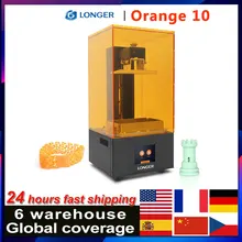 Mais longo laranja 10 lcd impressora 3d acessível sla matriz do corpo de metal impressora 3d led design rápido resfriamento fácil operar resina impressora