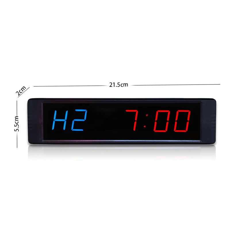 1 &quotГорячая продажа Led crossfit таймер гараж спортивные тренировочные часы