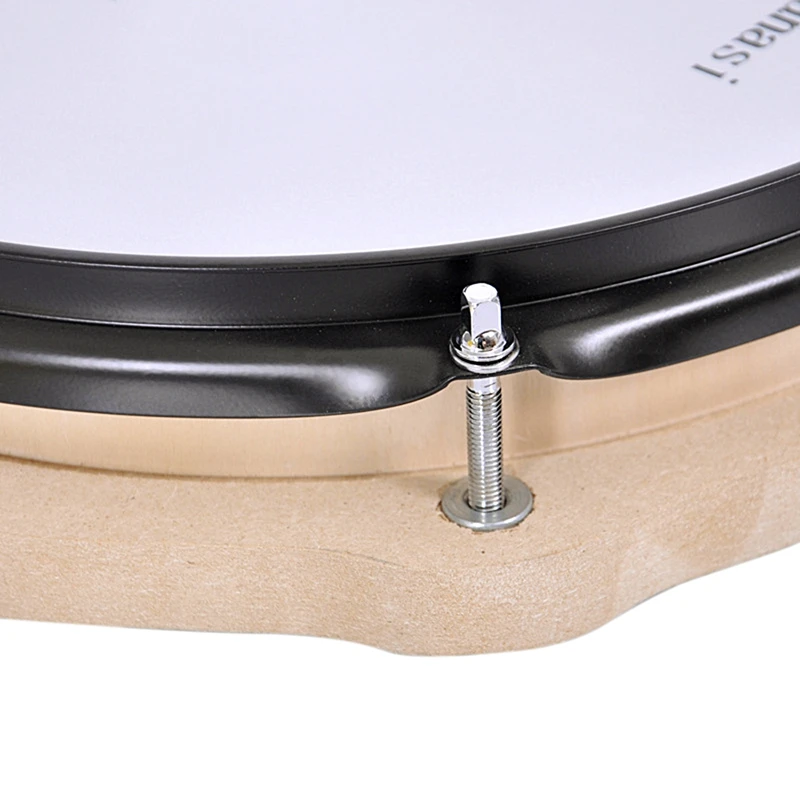 12 дюймов моделирование Dumb Drum лицо Dumb Pad тренажер ударный барабан Pad Доска для тренировки барабанщика