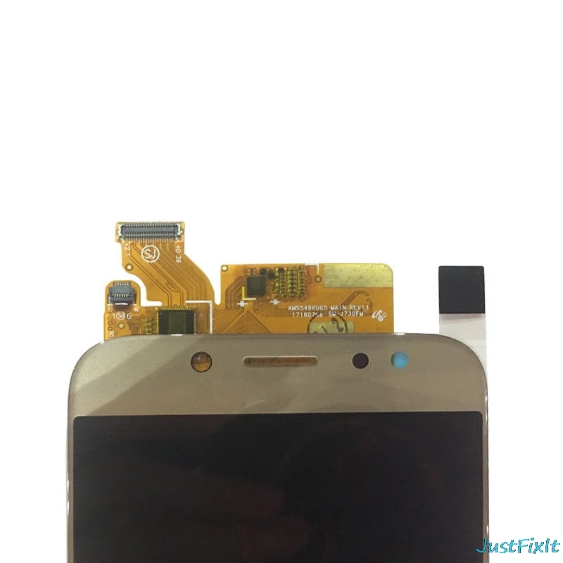 Супер AMOLED lcd для samsung Galaxy J7 Pro J730 J730F J730M J730H ЖК-дисплей кодирующий преобразователь сенсорного экрана в сборе+ наклейки