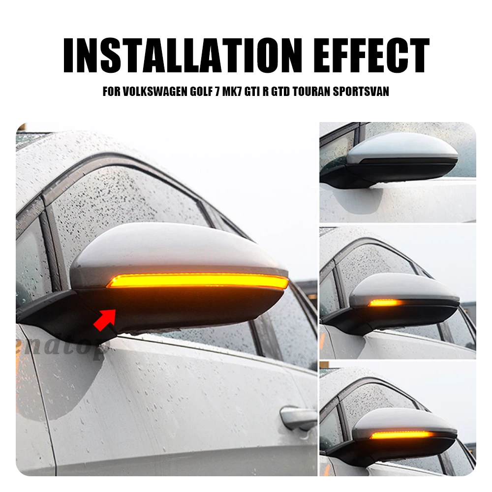 Turn Signal LED Dynamic Side Mirror Sequential Flashing