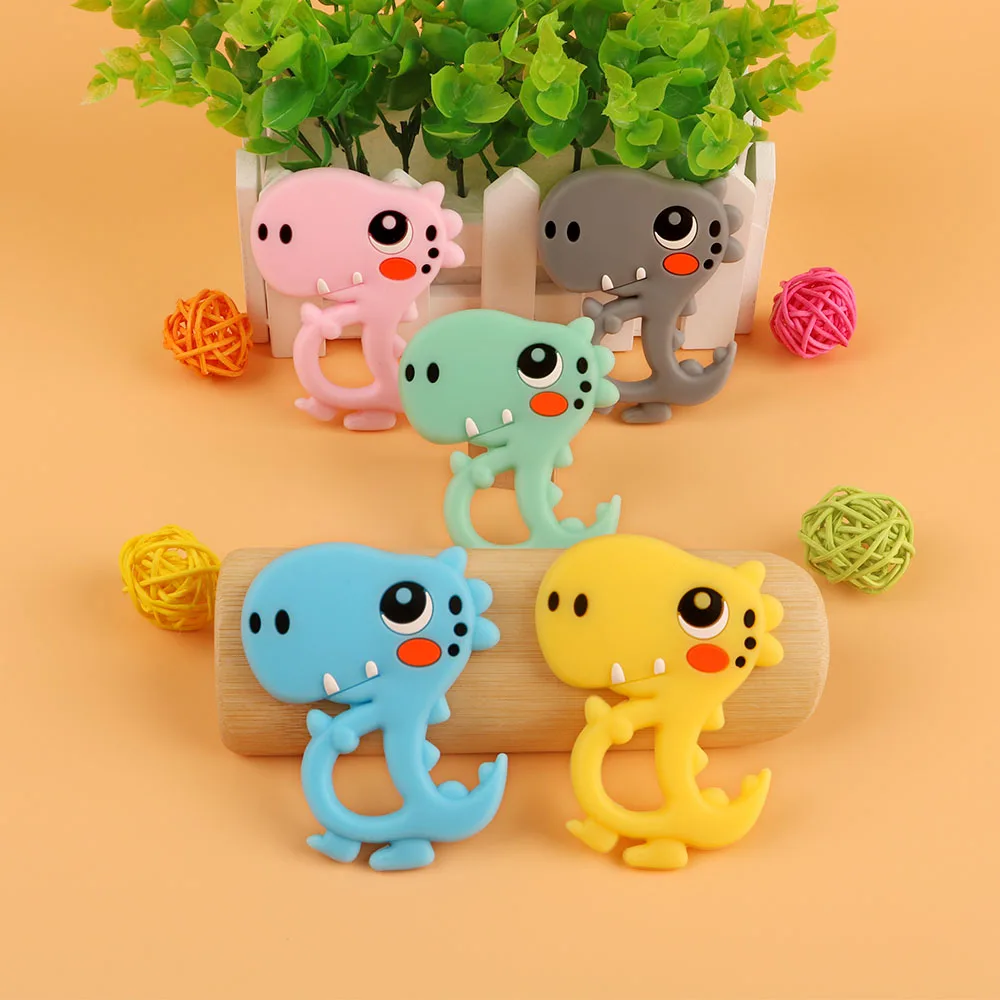 Kovict 5/10pcs dinosaur Silicone Baby Teether Cute Baby Teething Toys Chewable Animal Shape Baby Products BPA Free 1 Kovict 5/10pcs dinosaur Silicone Baby Teether Cute Baby Teething Toys Chewable Animal Shape Baby Products BPA Free 1