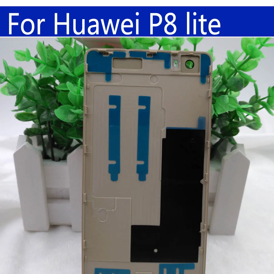 Для huawei P8 lite ALE-L21 Задняя крышка батареи задняя дверь Корпус чехол Корпус Замена