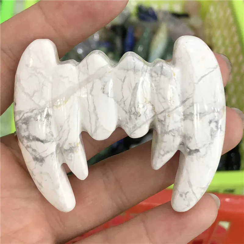 marble Натуральные различные виды кристальных резных зубов Хэллоуин, супер украшение, реалистичные накладные зубы - Цвет: marble