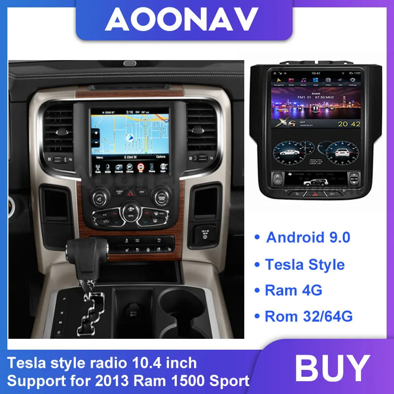 Vertical Screen Car Radio Gps Navigation Tesla Style Radio 2013 Ram