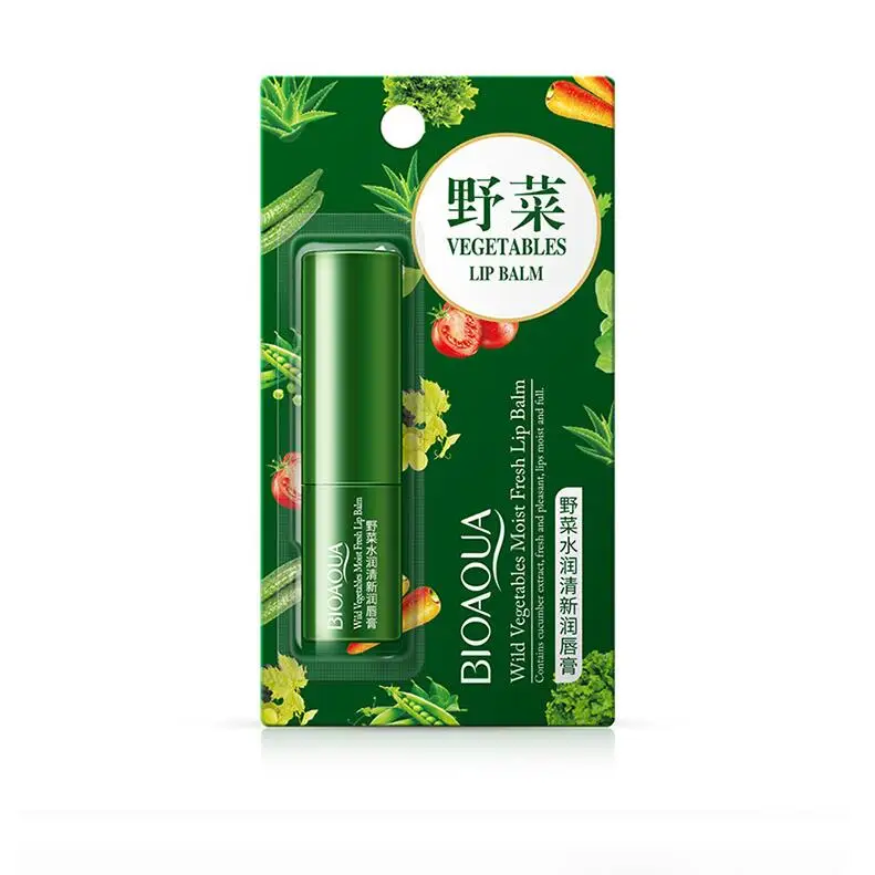 Moisturizing lip balm Lipstick Lip Cream Wild Vegetables Moist Fresh Lip Balm new selling