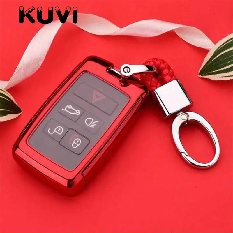 Pc Tpu Car Key Case Shell Holder Bag For Land Rover Range Rover Discovery 5 Sport 2018 2019 - For Jaguar Xel E-pace 2019 - Racext™ - Land Rover REMOTE CONTROLS AND KEYS - Racext 117