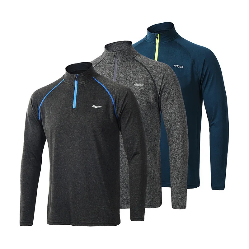 

AI Speed Europe Sports Long-sleeved T-shirt Men's Spring Summer Outdoor Quick Drying Clothes Running Riding Fitness Clothing Thi