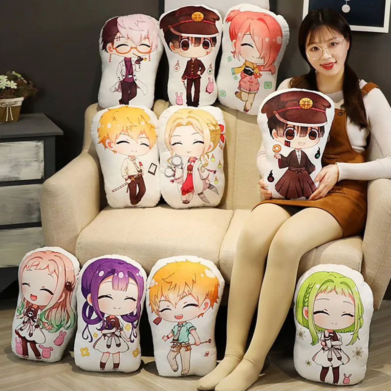 Двусторонняя аниме подушка для унитаза Hanako kun Нене Яширо плюшевые игрушки