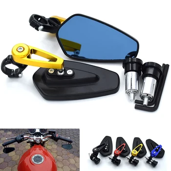 

Universal 7/8 "22mm Handlebar Motorcycle Rearview Mirror Moto mirror For Yamaha FZR400RR FZR600 FZR600R FZR750R FZR1000 MT-09