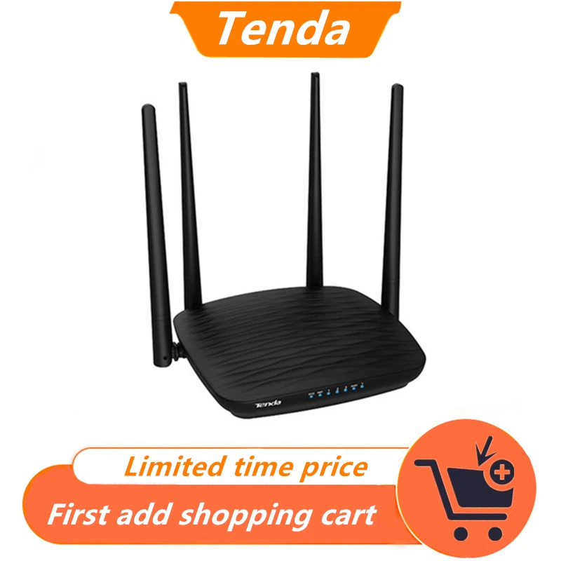 Tenda AC5 беспроводной маршрутизатор 5dBi антенны Wi-Fi ретранслятор 2,4 ГГц 5 ГГц Двухдиапазонные роутеры приложение управление Wi-Fi с Английский Россия