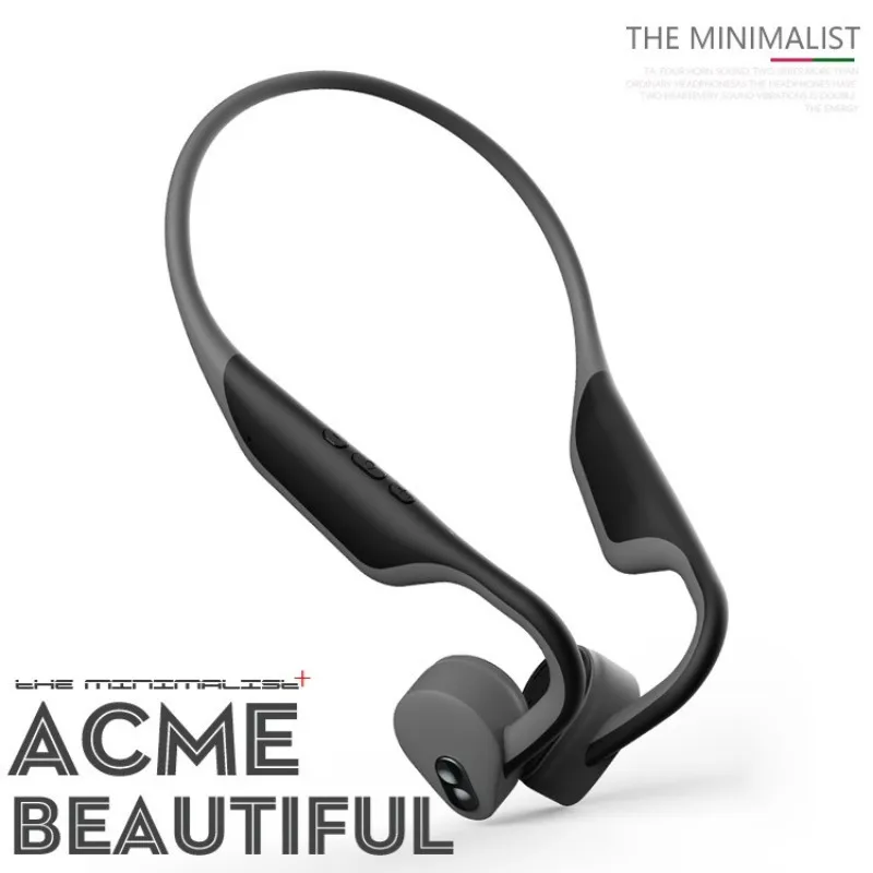 Наушники Bone Conduction Bluetooth 5,0, Складные Водонепроницаемые Беспроводные спортивные наушники