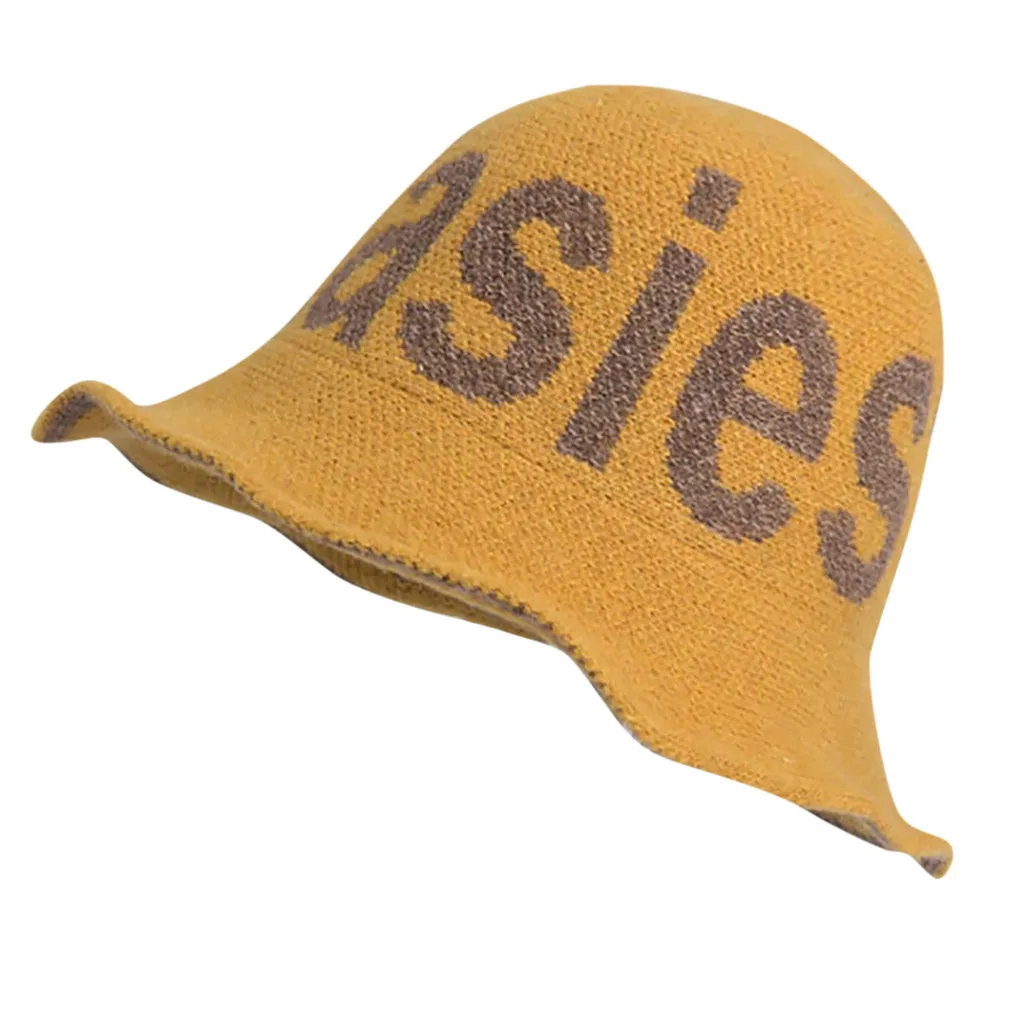 SAGACE популярная разноцветная Женская осенне-зимняя шерстяная зимняя шапка с буквенным принтом шапочка для бассейна в рыбацком стиле милая