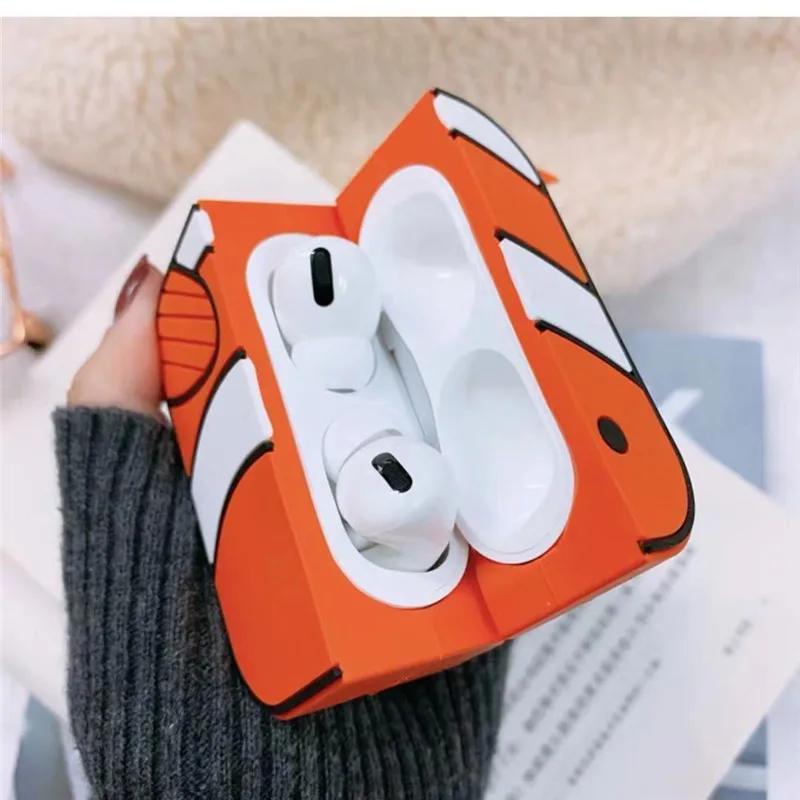 Cute 3 for airpods pro case cartoon cute for airpods pro cover silicone pig for apple bluetooth cases bear animer accessory