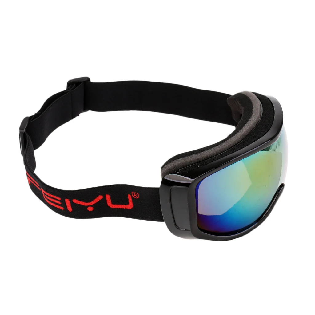 Black Colorful Lens Сноубординг очки профессиональные сноуборд очки снегоход глаз протектор - Цвет: Black Colorful Lens