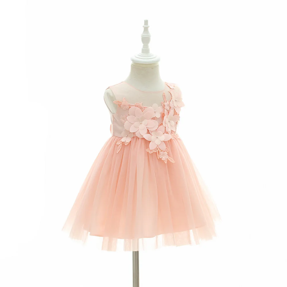Платье с цветочным узором для девочек; нарядная одежда принцессы с юбкой-пачкой для девочек; Одежда для маленьких принцесс на свадьбу и День рождения; детская одежда; vestido; 6-24 месяца