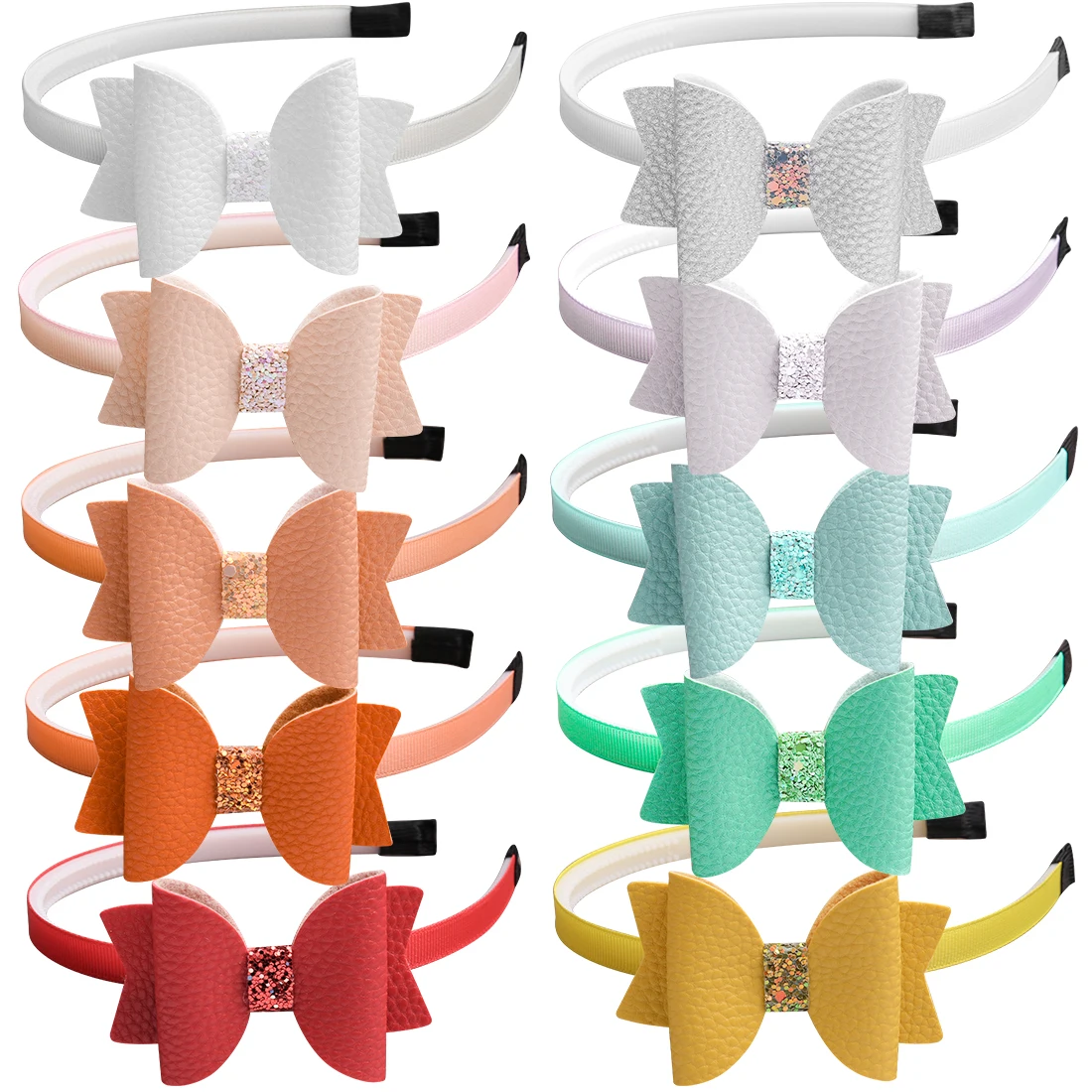 1 PC Children Bow Hairband Girls Sweet Hairbow Headhoop Kids Party Headband 3 Inch Sequin Knot Baby Hair Accessories | Аксессуары для