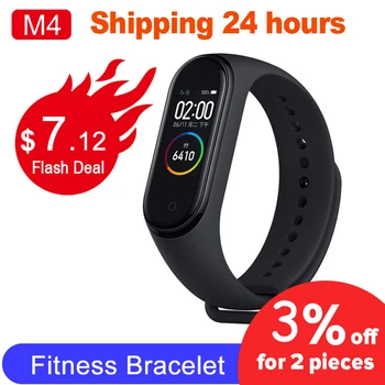 

Smart Band M4 Fitness Bracelet Heart Rate Blood Pressure Pedometer Sport Wristband Waterproof Smartband For IOS Xiaomi Bracelets